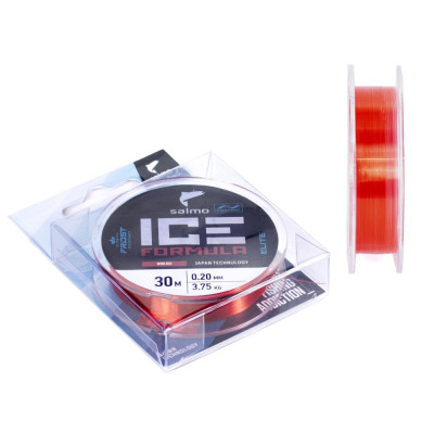 Леска монофильная зимняя SALMO ELITE ICE FORMULA WINE RED 030/020